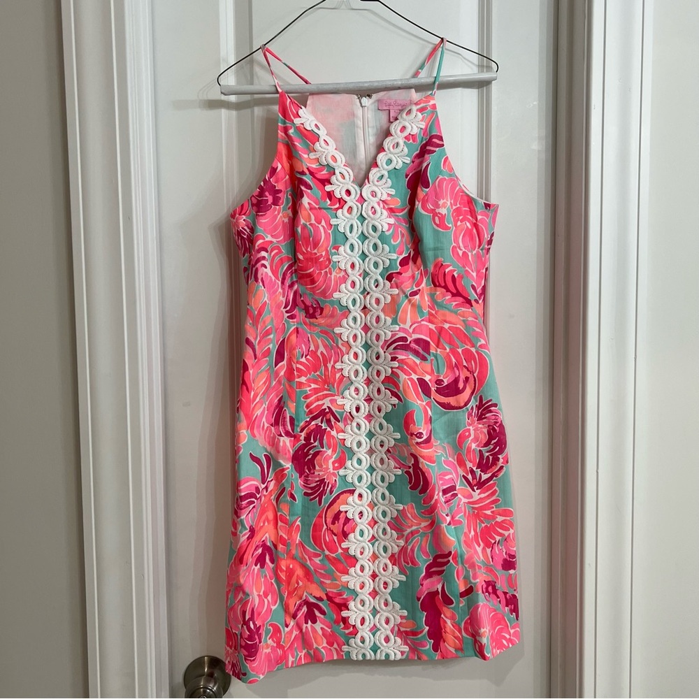 Lilly Pulitzer Pearl Shift Poolside Love Birds